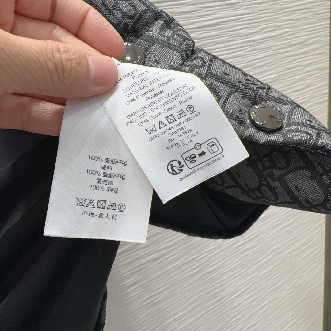 🛍️ Christian Dio* 👑2025FW新款羽绒马甲 整体保暖效果拉满，常规款羽绒服 休闲时尚