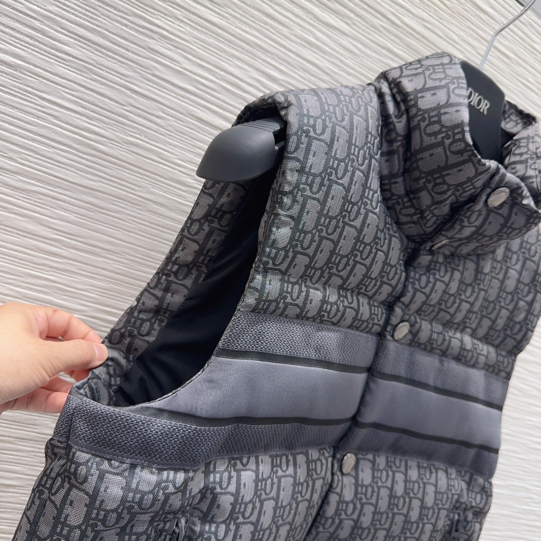🛍️ Christian Dio* 👑2025FW新款羽绒马甲 整体保暖效果拉满，常规款羽绒服 休闲时尚