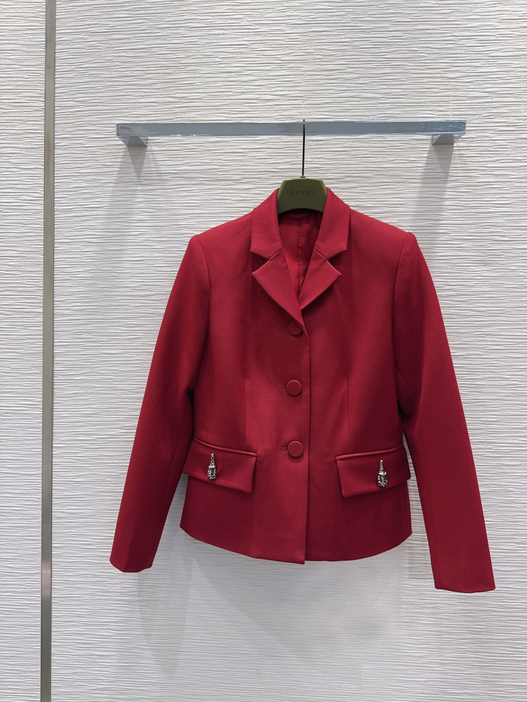 🛍️ Gucc* 👑2025FW新款 简洁大气的西装套装 非常高级的进口质地 仔细看细节 颜色超正👍上身
