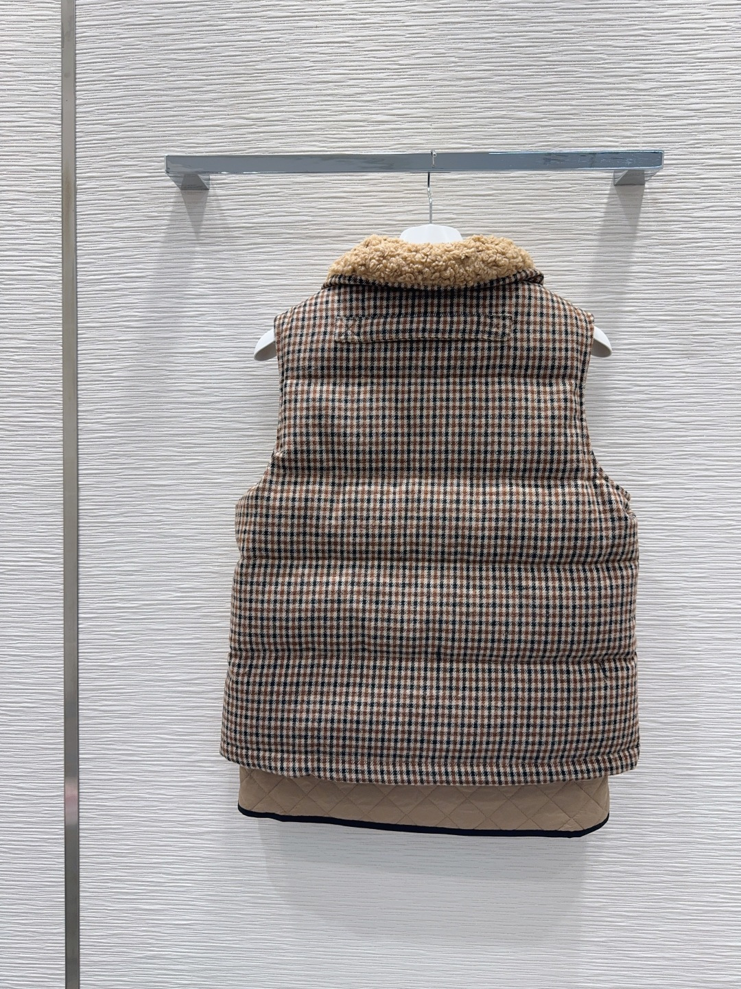 🛍️Moncle*👑 2025FW新款 经典格子 羊毛羽绒外套 设计感拉满 时髦低调气质又奢华高级！版型