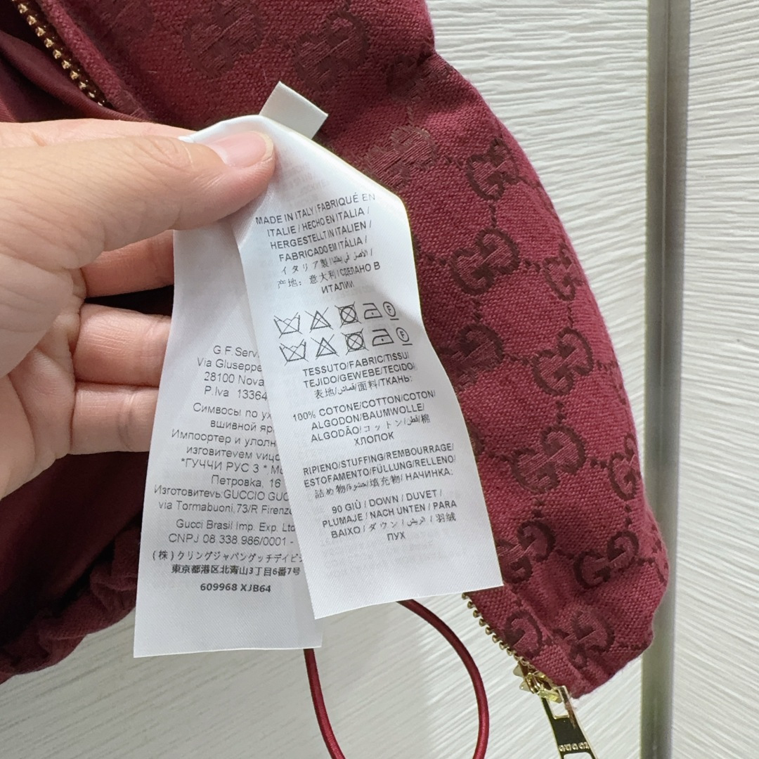 🛍️Gucc*👑2025FW新款羽绒服 限定系列 非常高级的进口高密度质地 提花面料 仔细看细节 最具特