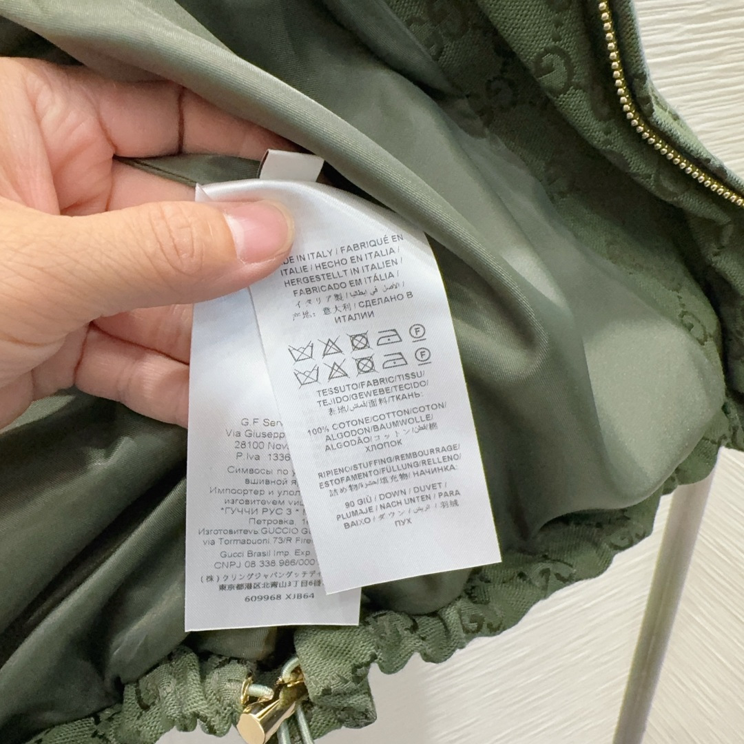 🛍️Gucc*👑2025FW新款羽绒服 限定系列 非常高级的进口高密度质地 提花面料 仔细看细节 最具特