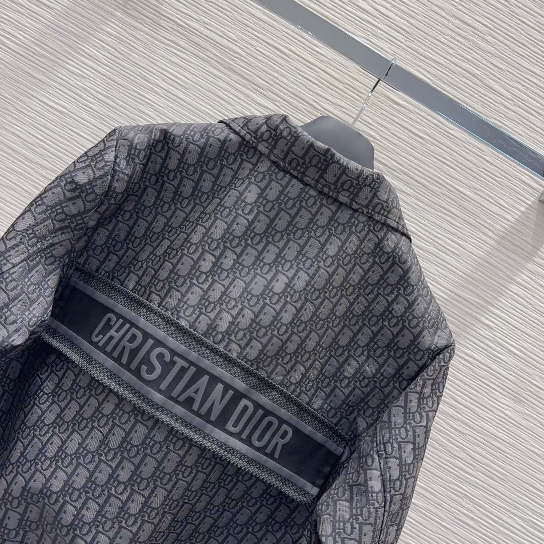 🛍️ Christian Dio* 👑2025FW新款夹棉短外套 印花面料 经典又有型 各种都能完美驾驭