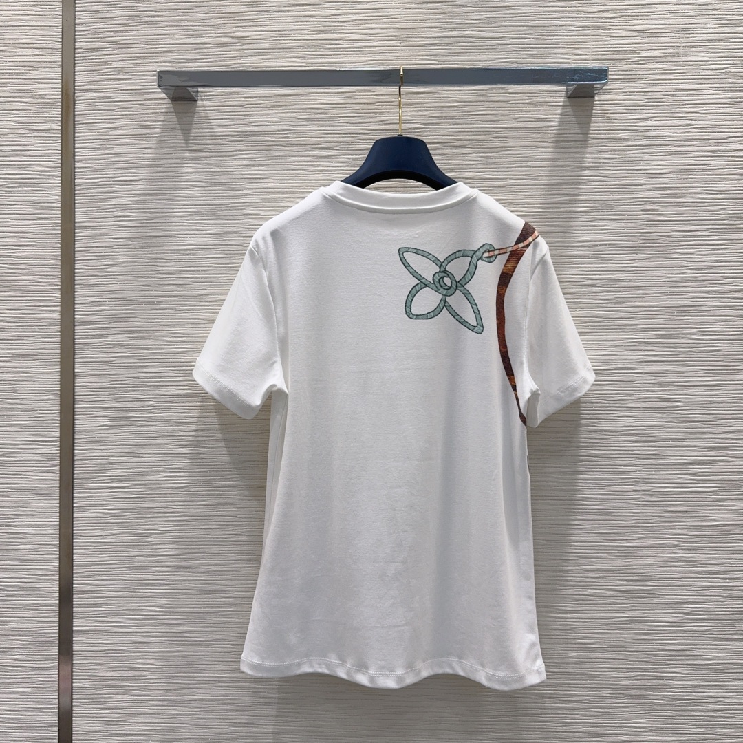 🛍️Louis Vuitto*👑2025FW新款T恤 密度很高手感超好 真的费劲心血的一款！！细节完美常