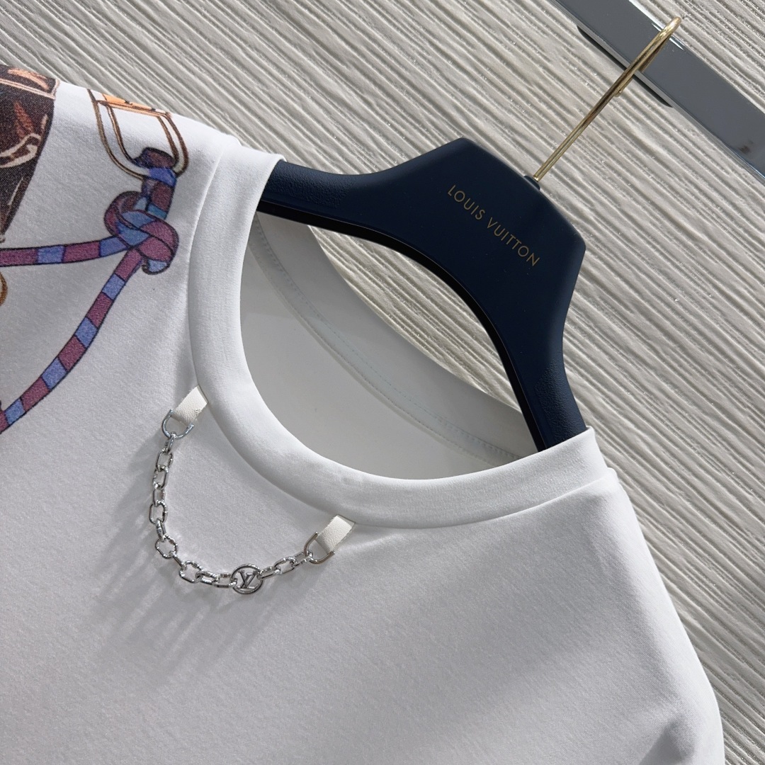 🛍️Louis Vuitto*👑2025FW新款T恤 密度很高手感超好 真的费劲心血的一款！！细节完美常