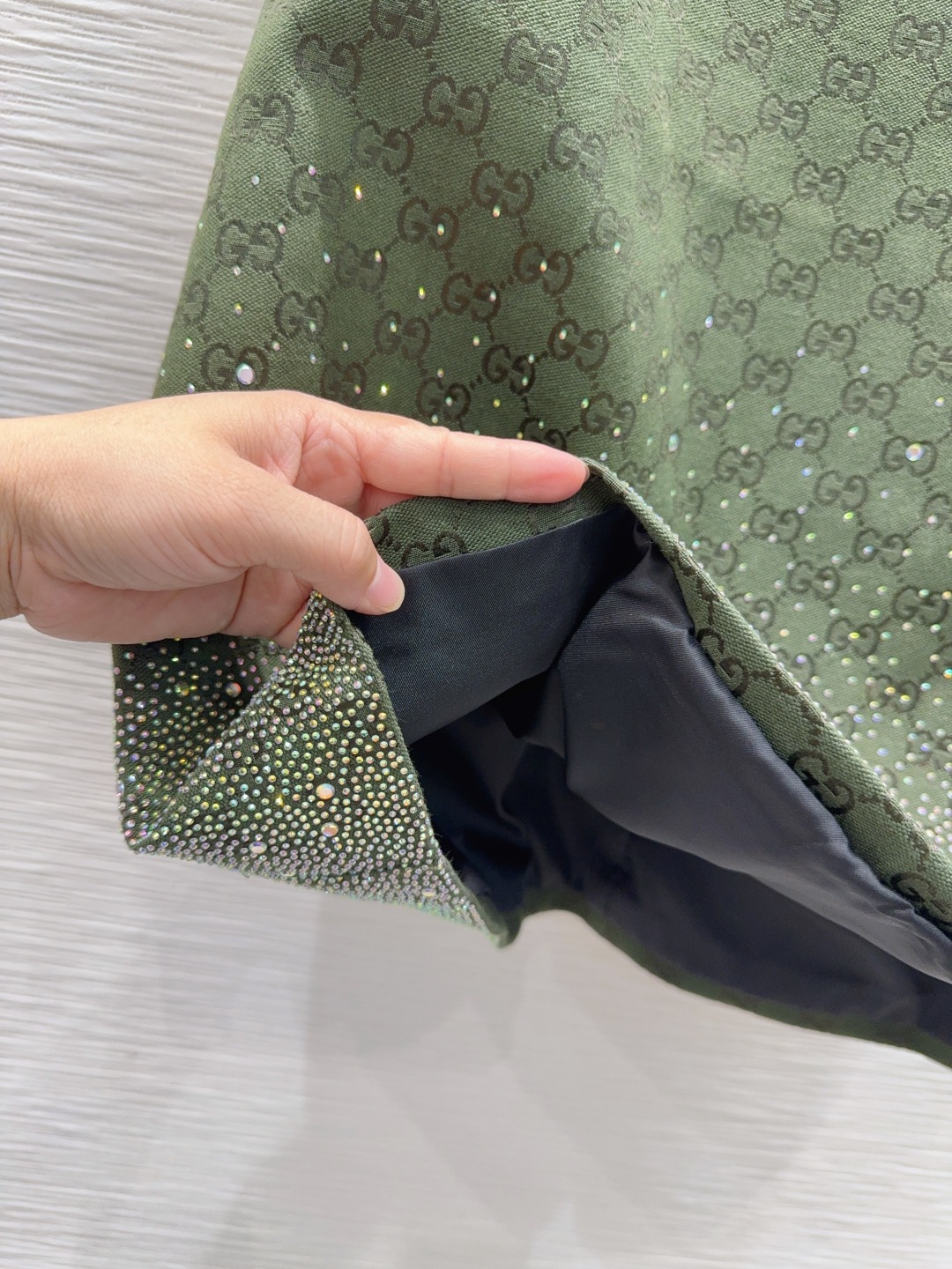 🛍️Gucc*👑2025FW新款 高级手工坊系列款 巨好看的闪钻系列 非常高级的进口高密度质地 满身提花