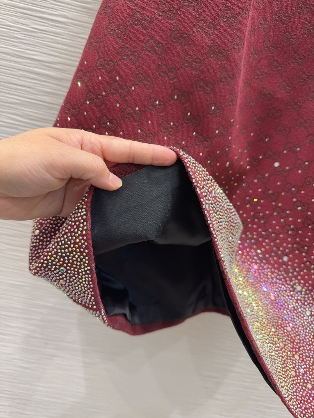 🛍️Gucc*👑2025FW新款 高级手工坊系列款 巨好看的闪钻系列 非常高级的进口高密度质地 满身提花