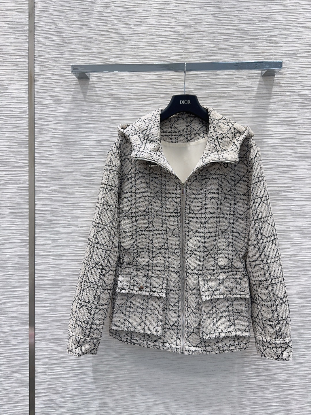 🛍️ Christian Dio* 👑2025FW最新时尚藤格纹外套 经典又有型 自带气场 面料质感很奈