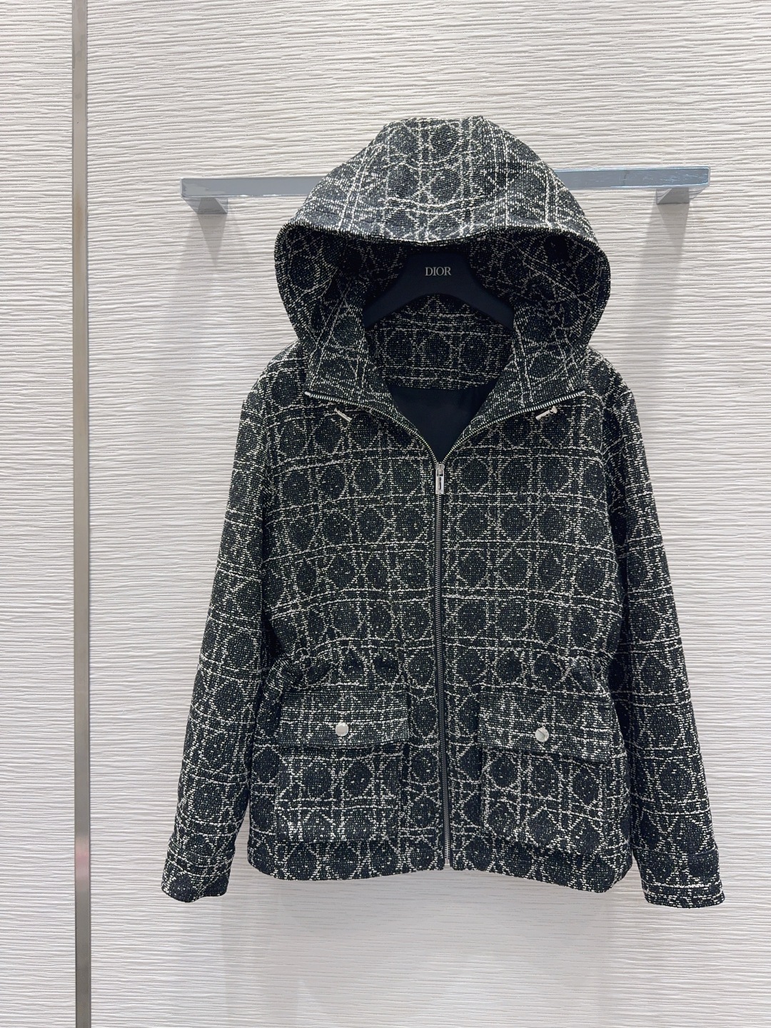 🛍️ Christian Dio* 👑2025FW最新时尚藤格纹外套 经典又有型 自带气场 面料质感很奈