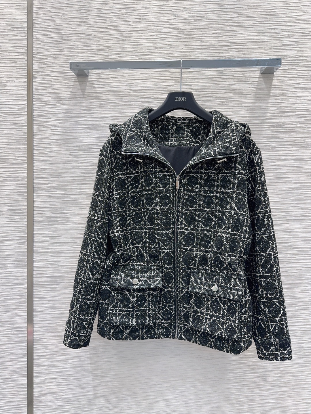 🛍️ Christian Dio* 👑2025FW最新时尚藤格纹外套 经典又有型 自带气场 面料质感很奈