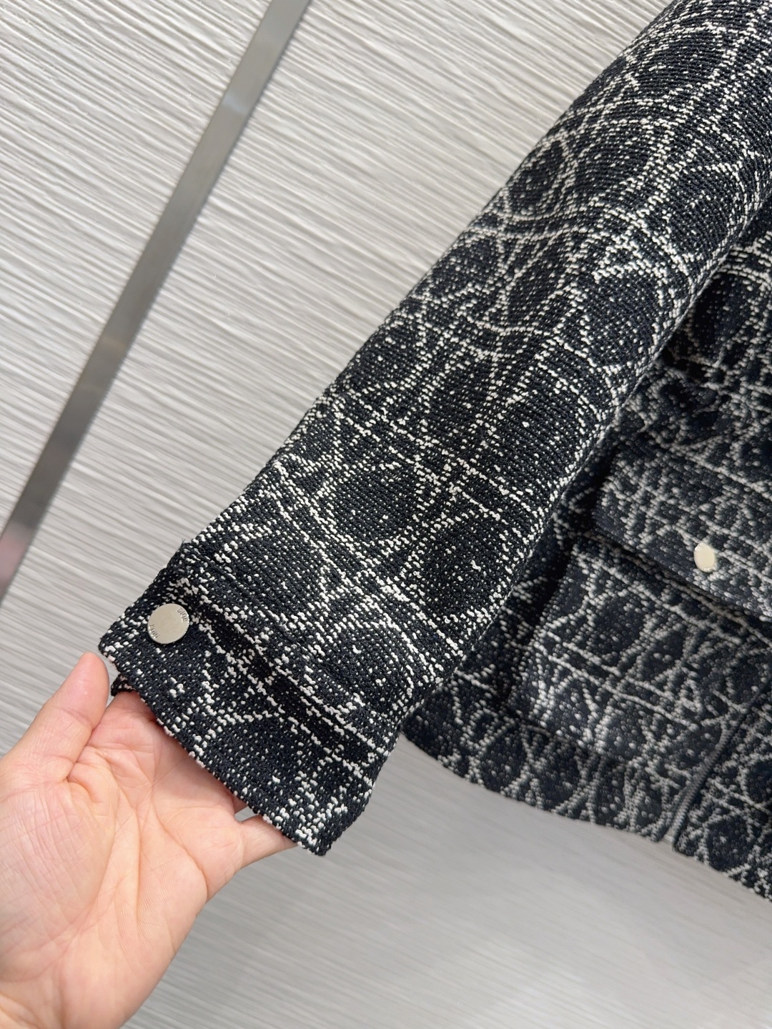 🛍️ Christian Dio* 👑2025FW最新时尚藤格纹外套 经典又有型 自带气场 面料质感很奈