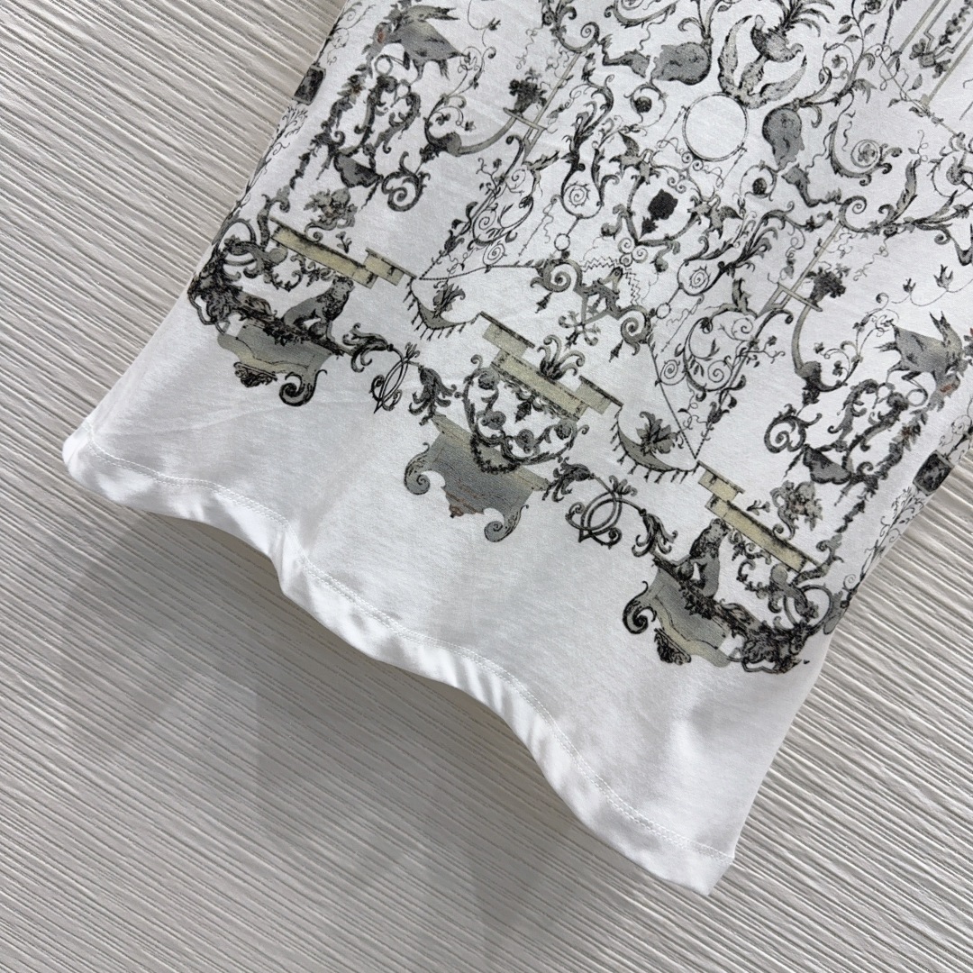 🛍️ Christian Dio* 👑2025FW新款T恤 密度很高手感超好 真的费劲心血的一款！！细节