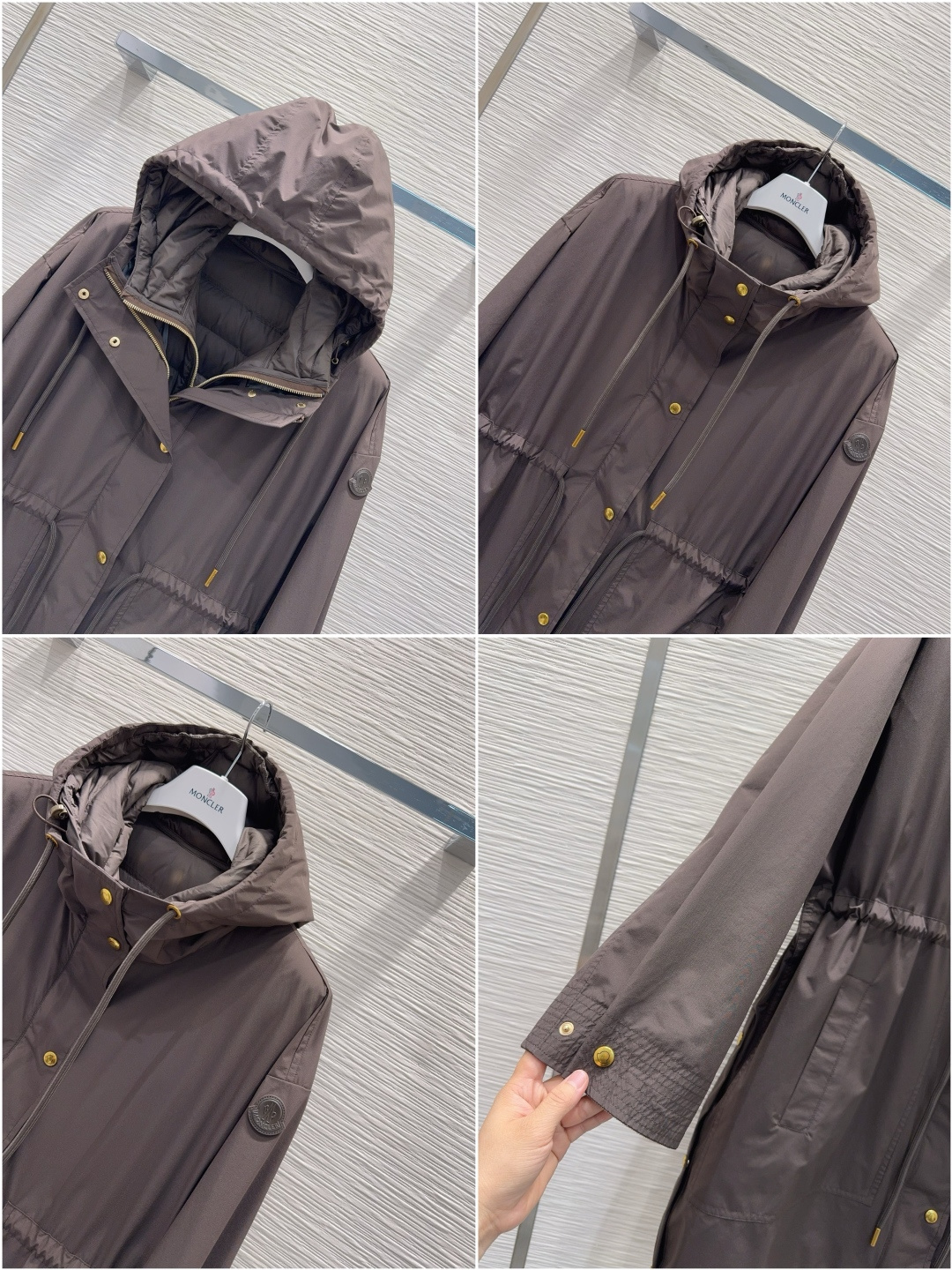 🛍️Moncle*👑2025FW新款（两件套风衣羽绒）90%白鹅绒 整体保暖效果拉满，独特设计款羽绒服 