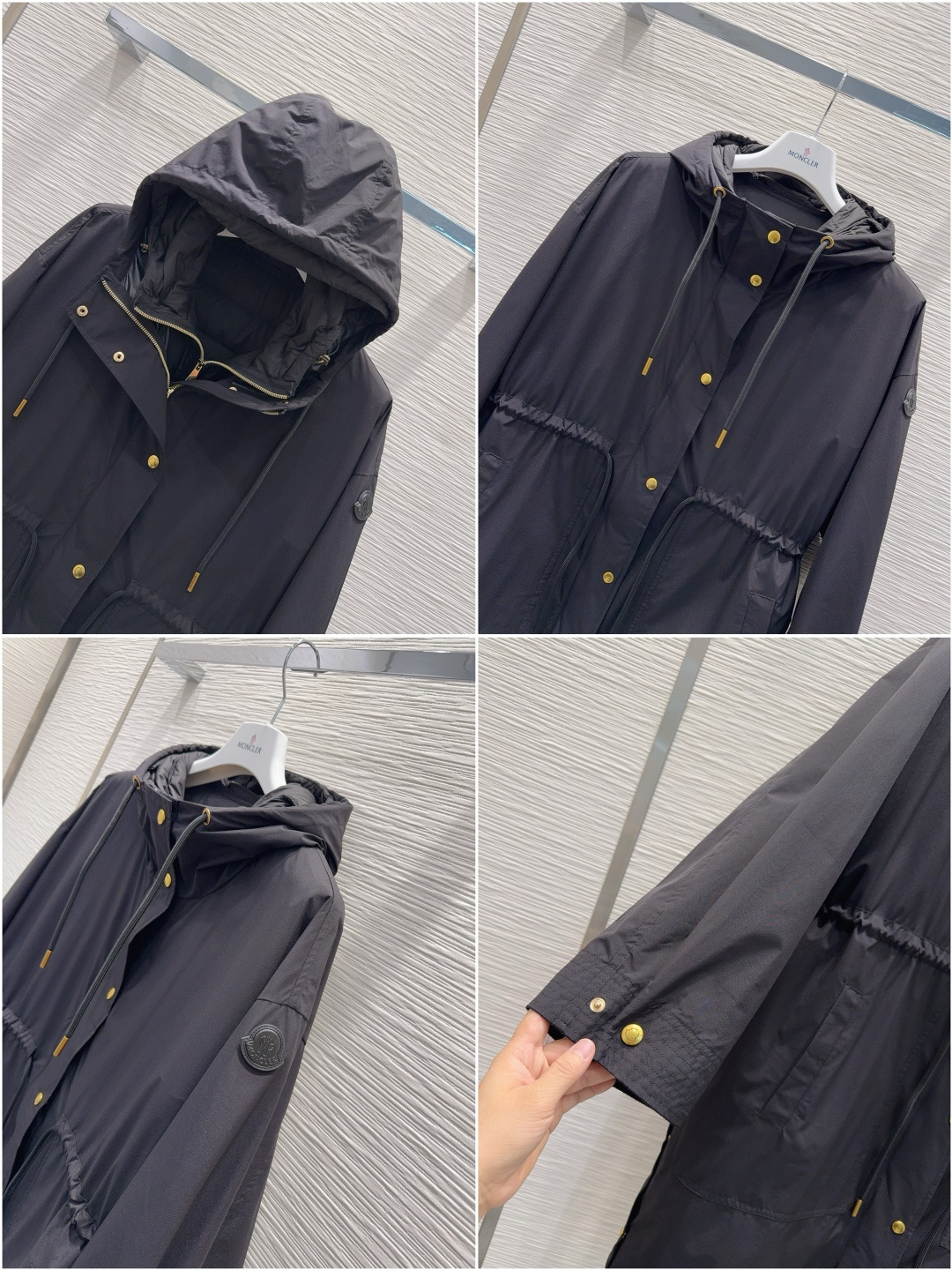 🛍️Moncle*👑2025FW新款（两件套风衣羽绒）90%白鹅绒 整体保暖效果拉满，独特设计款羽绒服 