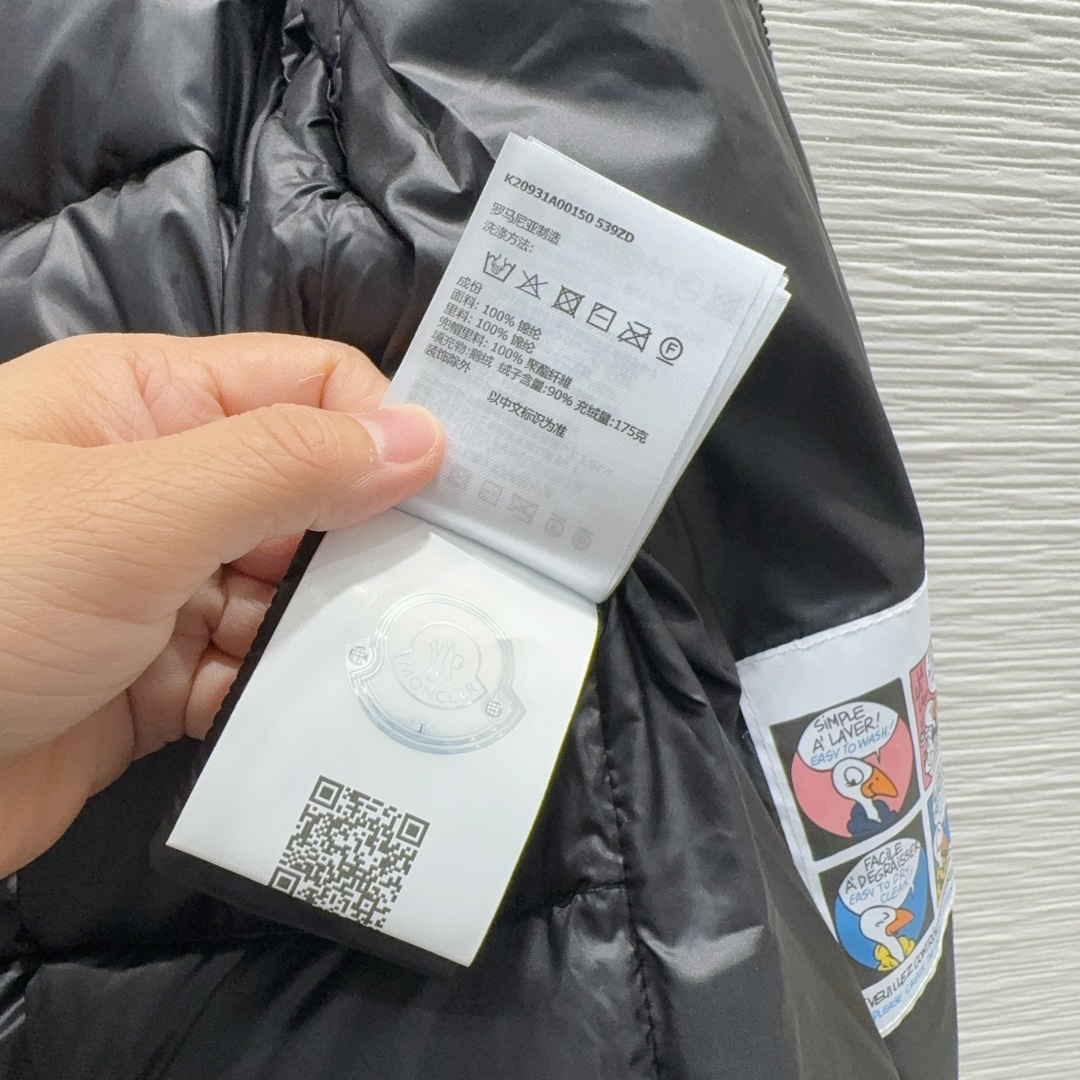 🛍️Moncle*👑2025FW新款羽绒外套 整体保暖效果拉满，独特设计款羽绒服 休闲时尚，经典logo