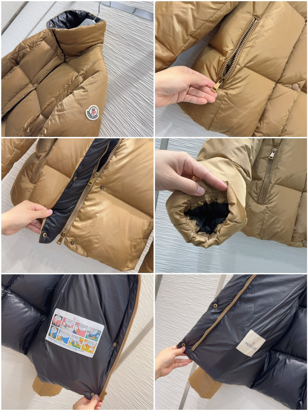 🛍️Moncle*👑2025FW新款羽绒外套 整体保暖效果拉满，独特设计款羽绒服 休闲时尚，经典logo