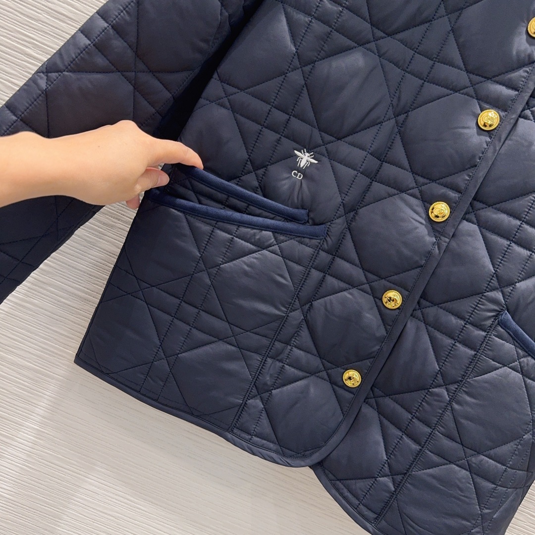 🛍️ Christian Dio* 👑2025FW新款棉服 整体保暖，效果拉满，休闲时尚，经典logo完