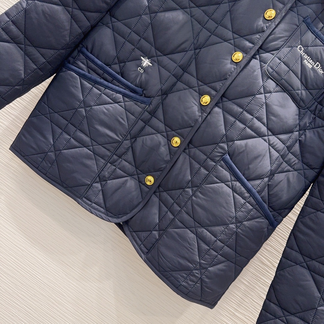 🛍️ Christian Dio* 👑2025FW新款棉服 整体保暖，效果拉满，休闲时尚，经典logo完