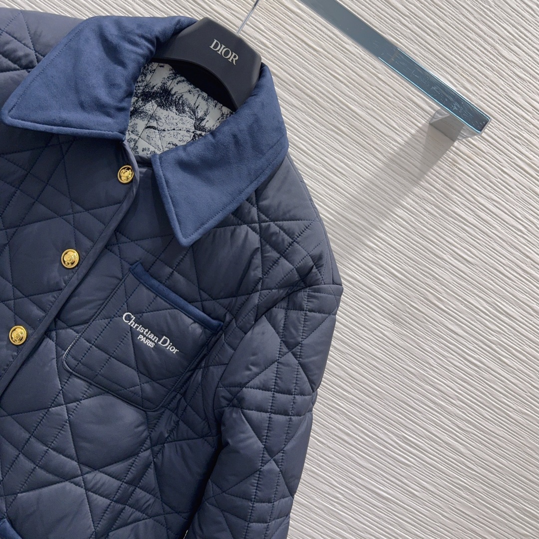 🛍️ Christian Dio* 👑2025FW新款棉服 整体保暖，效果拉满，休闲时尚，经典logo完