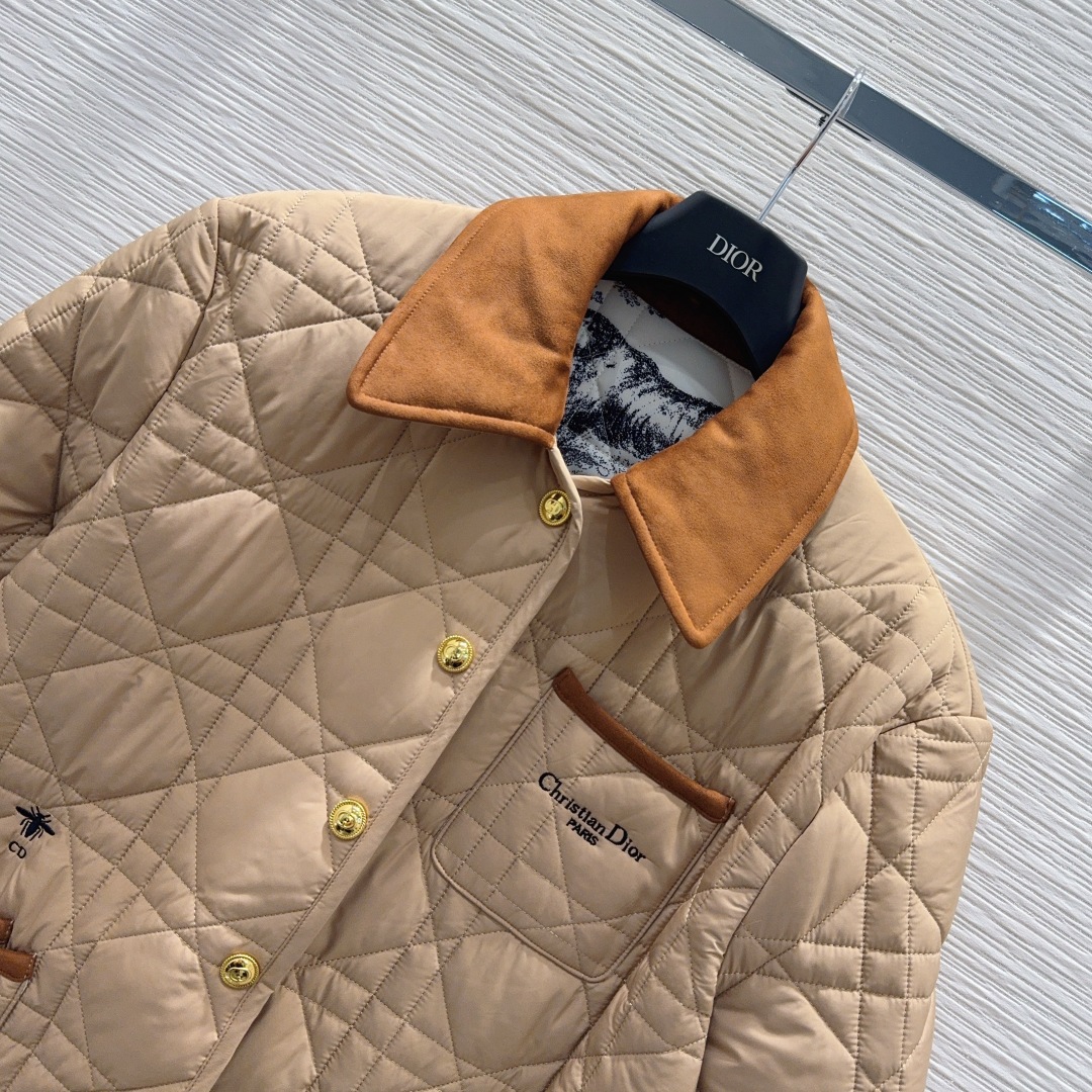 🛍️ Christian Dio* 👑2025FW新款棉服 整体保暖，效果拉满，休闲时尚，经典logo完