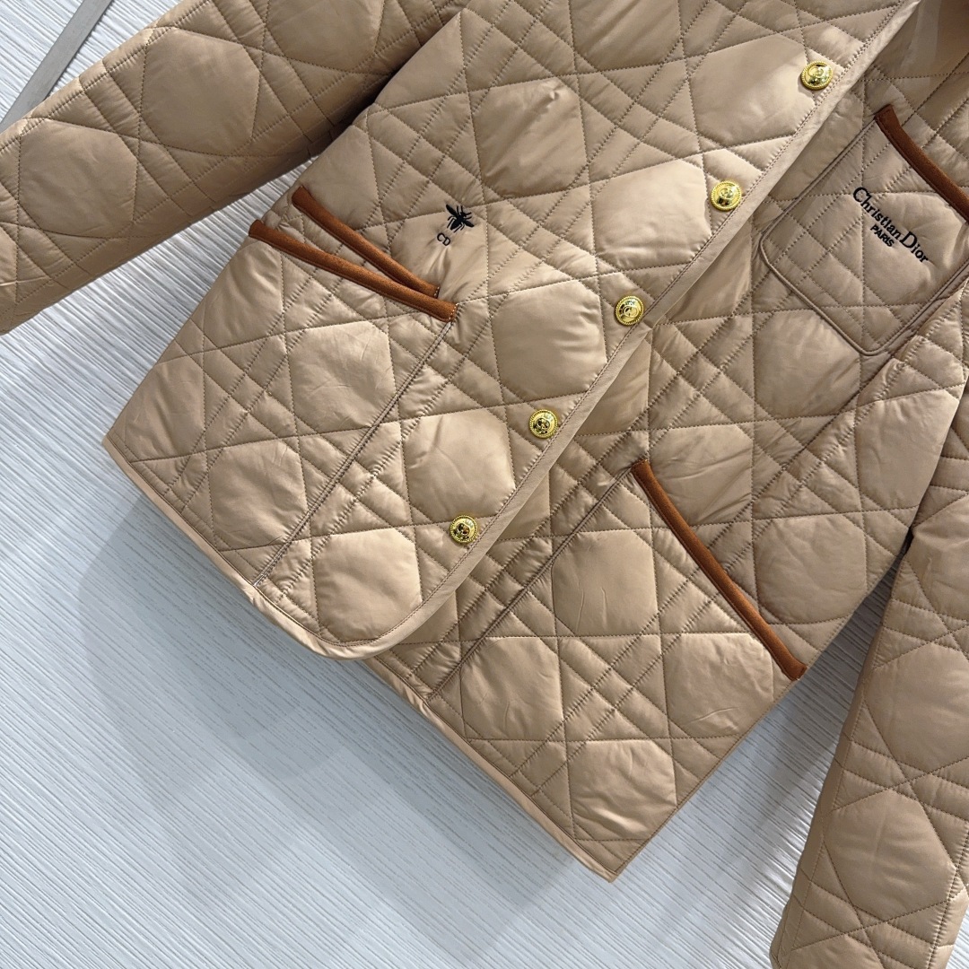 🛍️ Christian Dio* 👑2025FW新款棉服 整体保暖，效果拉满，休闲时尚，经典logo完