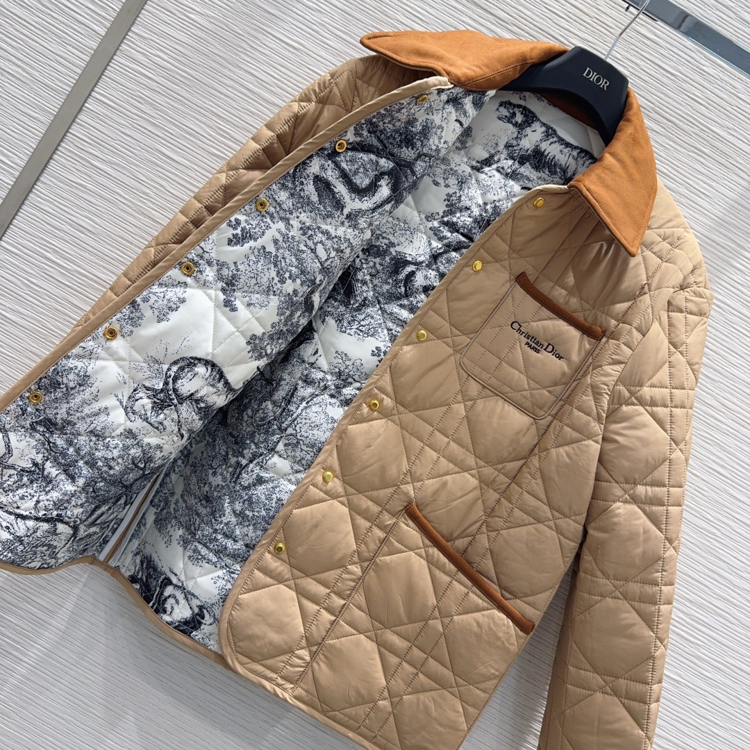 🛍️ Christian Dio* 👑2025FW新款棉服 整体保暖，效果拉满，休闲时尚，经典logo完