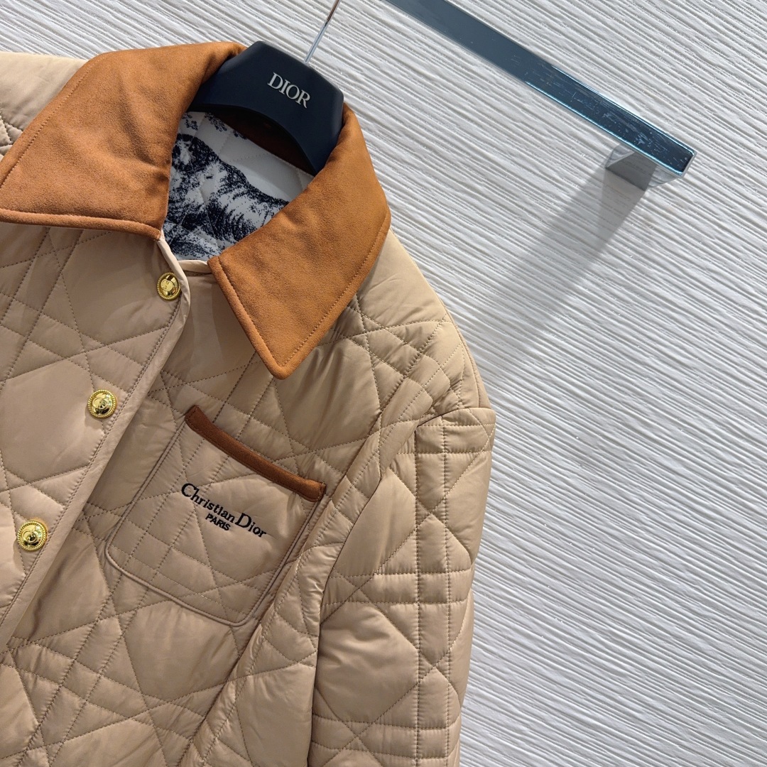 🛍️ Christian Dio* 👑2025FW新款棉服 整体保暖，效果拉满，休闲时尚，经典logo完