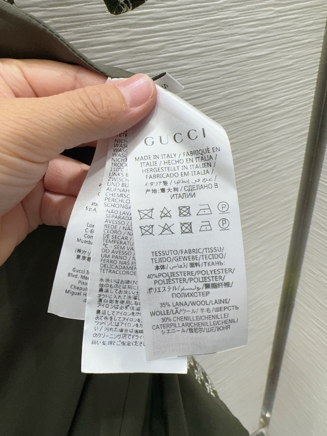 🛍️Gucc*👑2025FW新款长外套 一眼就爱上 非常高级的进口高密度质地 双G毛尼提花面料 仔细看细