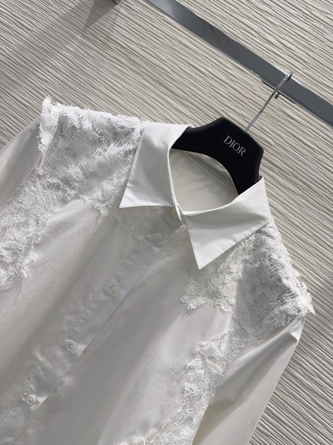 🛍️ Christian Dio* 👑2025FW新款蕾丝衬衣 低调奢华立体剪裁 精简线条感设计 高贵典