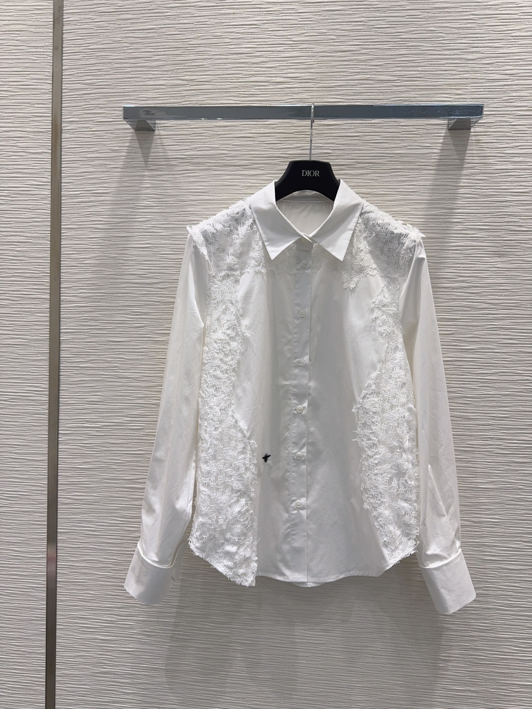 🛍️ Christian Dio* 👑2025FW新款蕾丝衬衣 低调奢华立体剪裁 精简线条感设计 高贵典