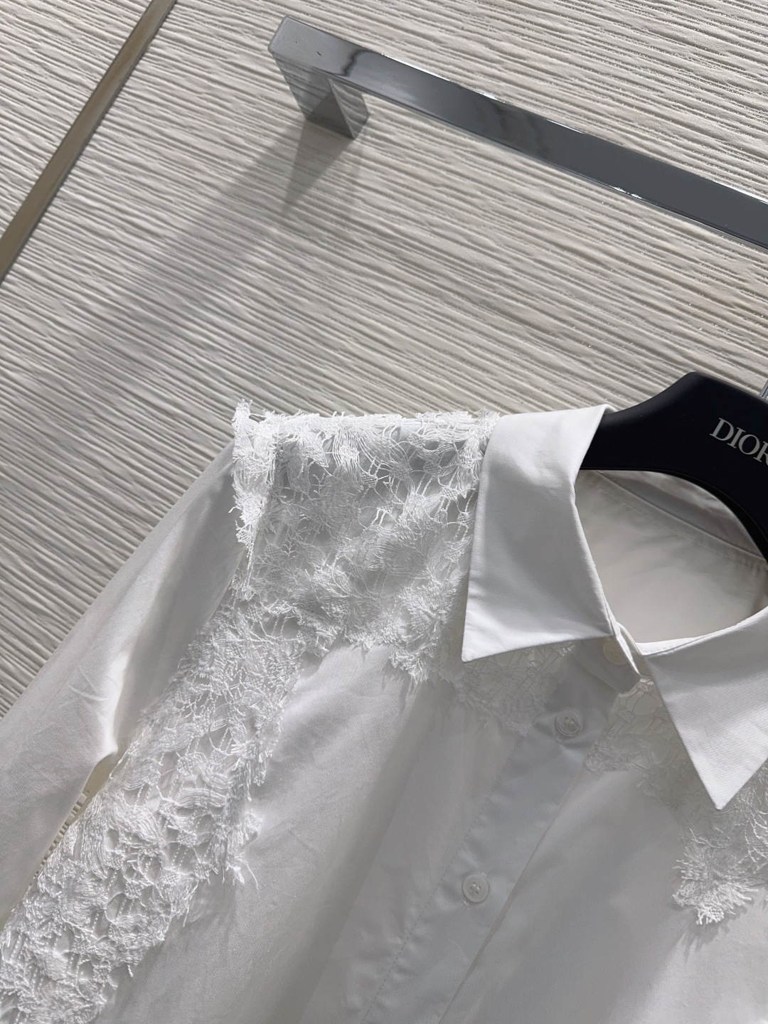 🛍️ Christian Dio* 👑2025FW新款蕾丝衬衣 低调奢华立体剪裁 精简线条感设计 高贵典