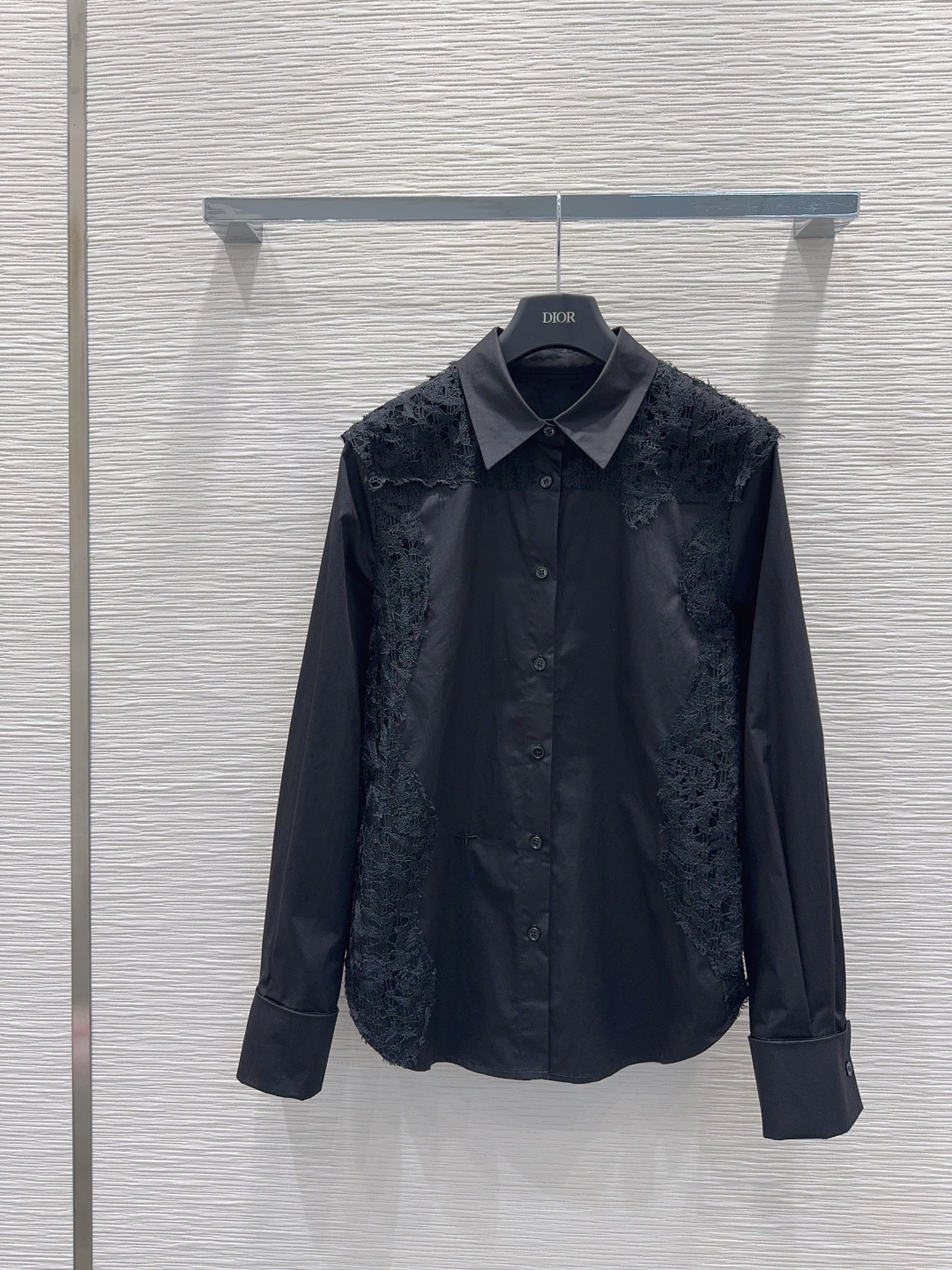 🛍️ Christian Dio* 👑2025FW新款蕾丝衬衣 低调奢华立体剪裁 精简线条感设计 高贵典