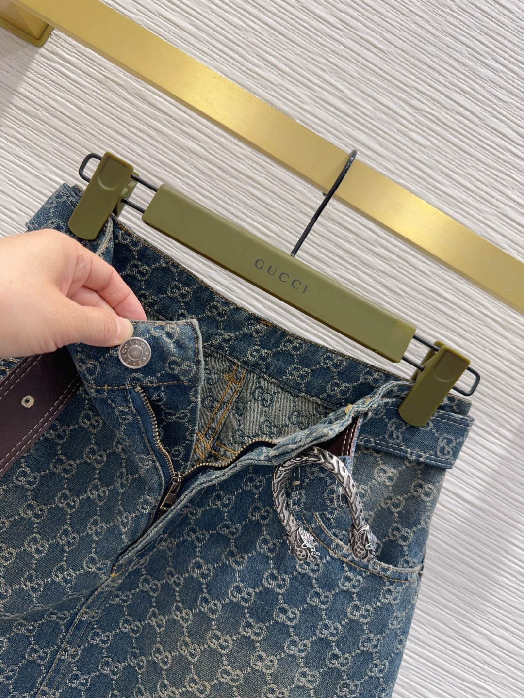 🌼2026SS新款短裙 高版系列出品~超时髦新款丹宁牛仔 个性色调上身又酷又飒爽 纹理细腻，棉感自然，既
