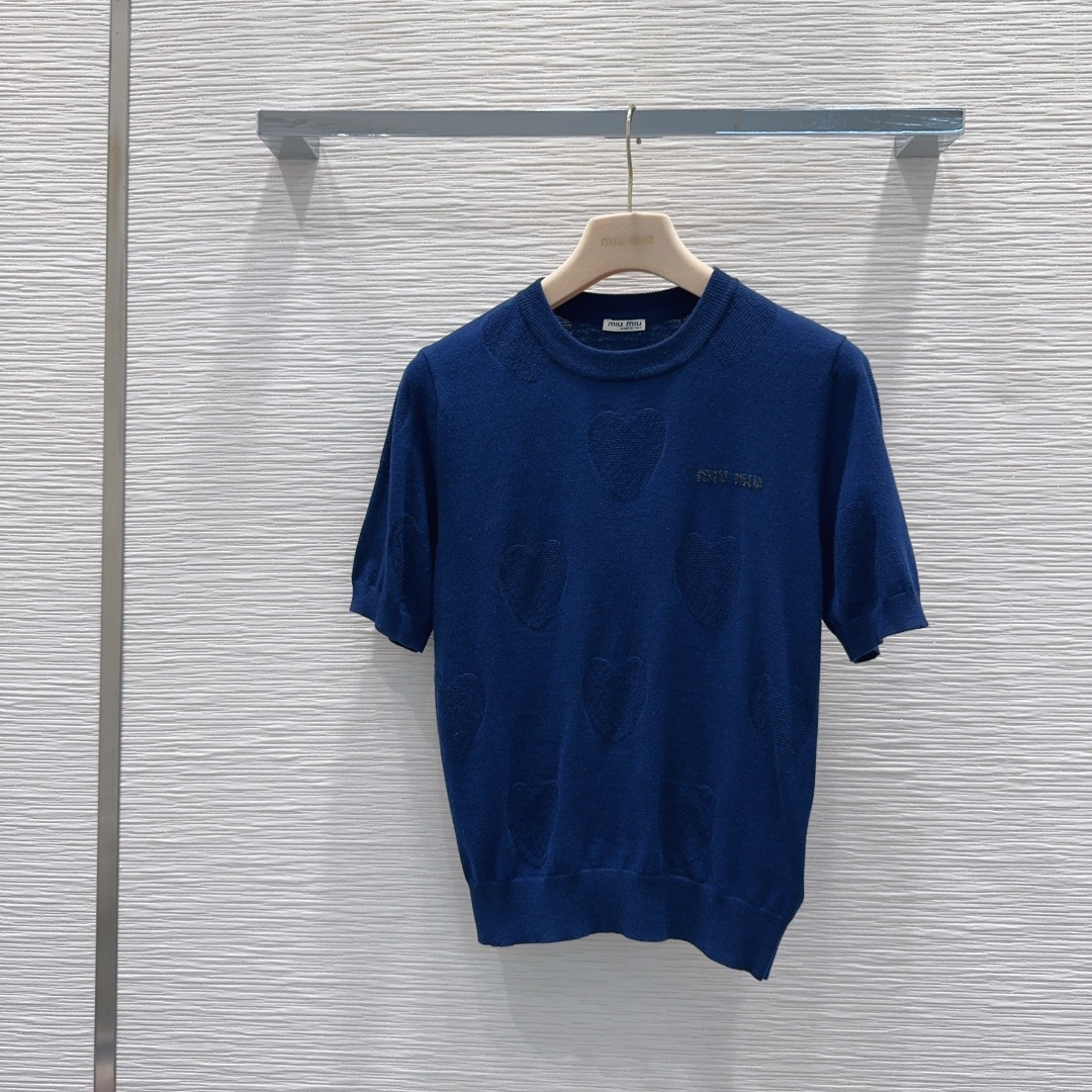 미우미우 2026SS 여성 반팔 102031 Miu Miu T Shirt