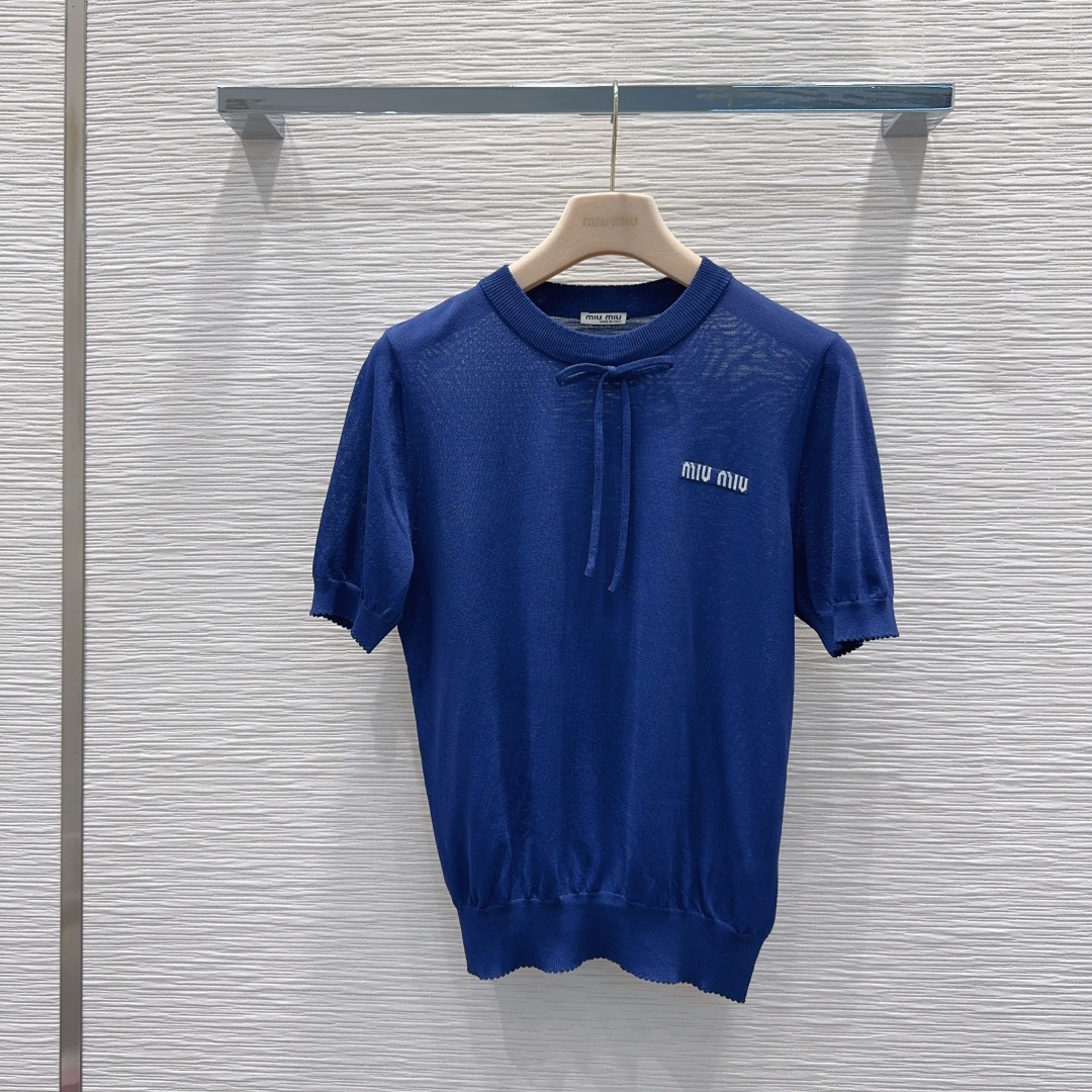 미우미우 2026SS 여성 반팔 101676 Miu Miu T Shirt