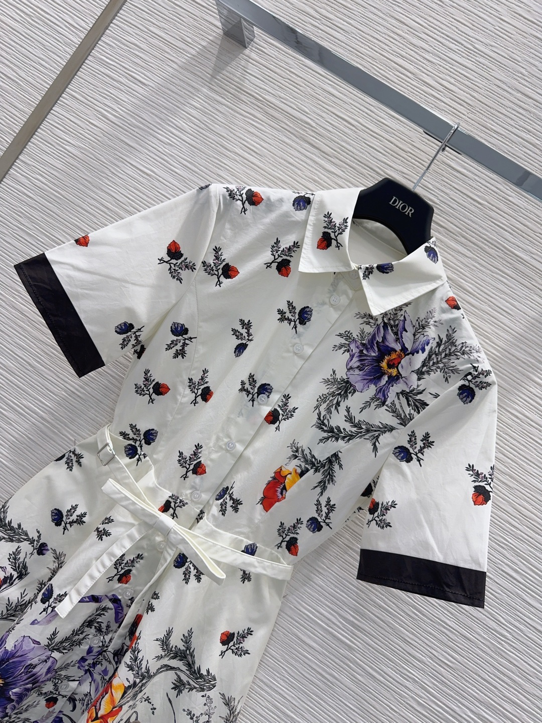 Платье женское с цветочным принтом Dior