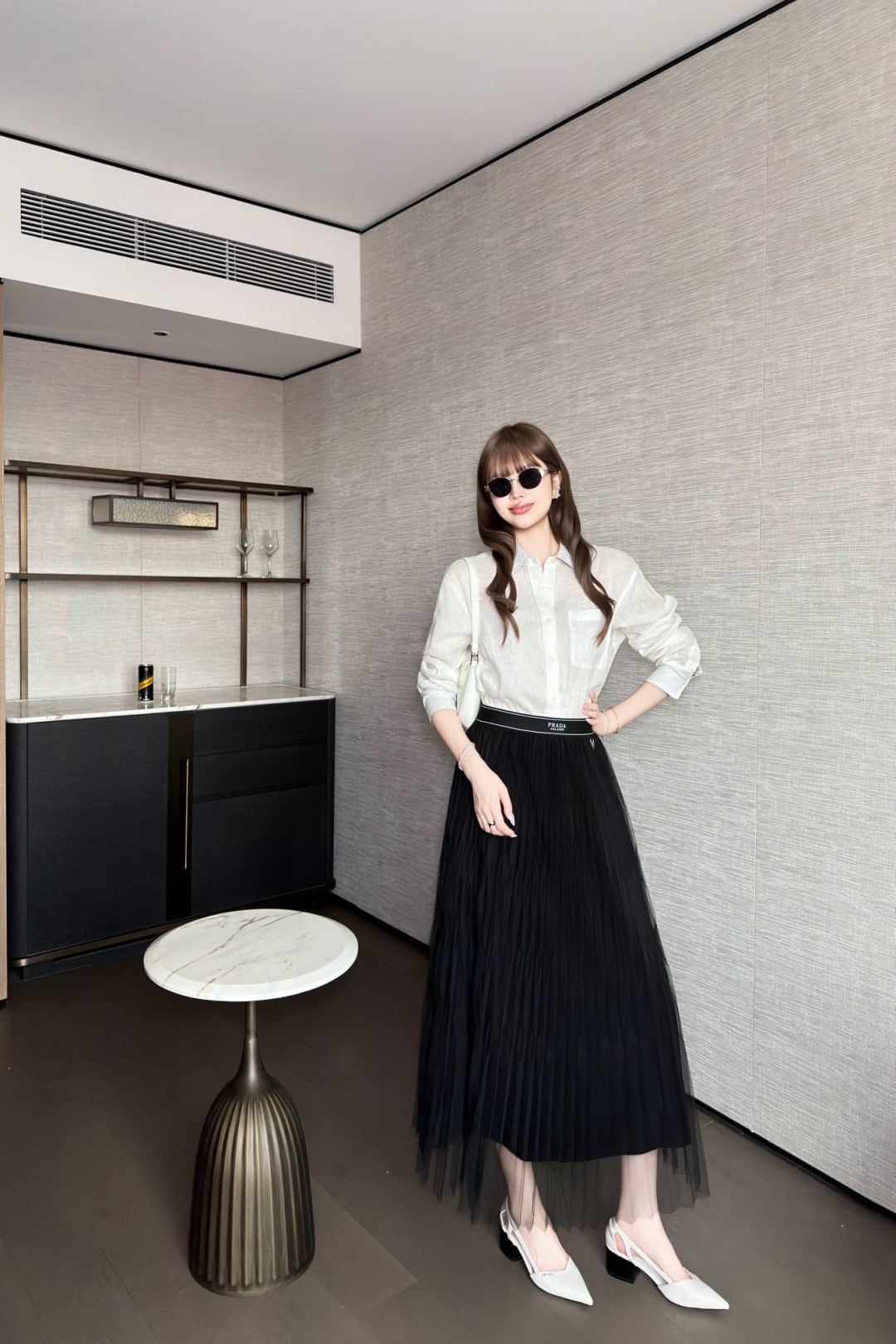 NO:829500,model pictures,Prada-clothing,prada,19860909模特图,普拉达-服装,prada,,Women's clothing