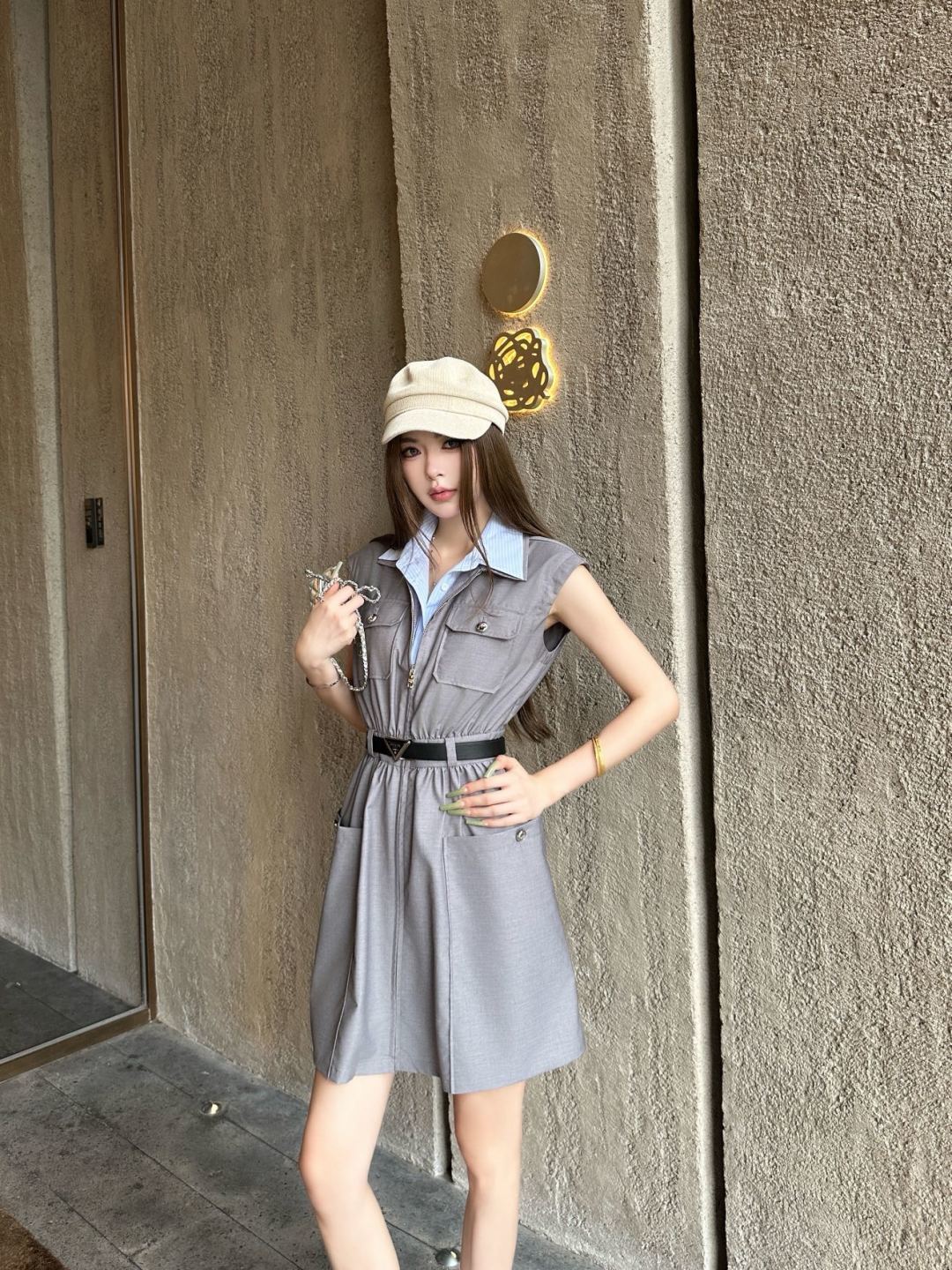 NO:856693,model pictures,Prada-clothing,prada,19860909模特图,普拉达-服装,prada,,Women's clothing