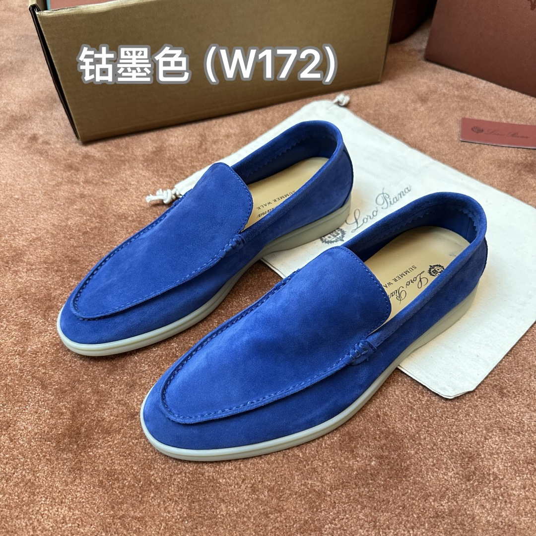 Мокасины мужские Loro Piana синие