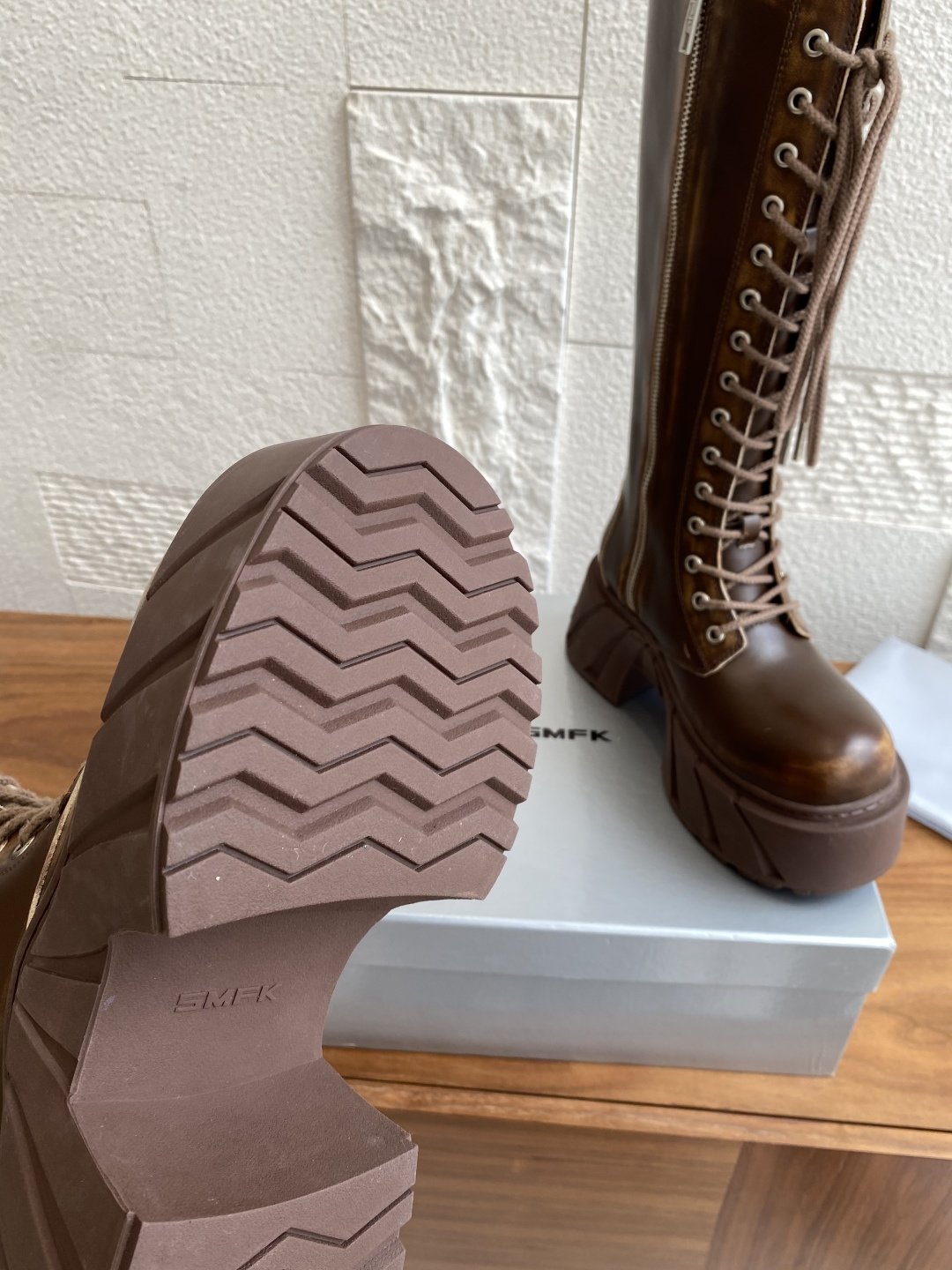 SMFK Mirage Machine Boots: Luxury Leather Shoes Inspired by GT-Runner Vehicles - 图片 7