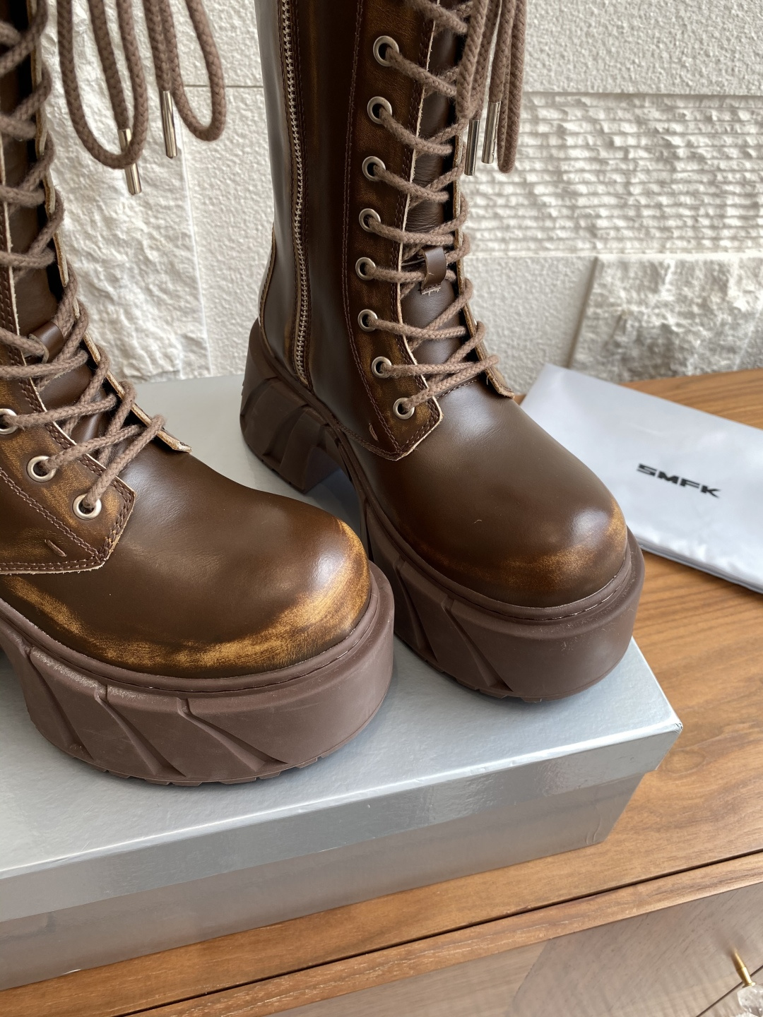 SMFK Mirage Machine Boots: Luxury Leather Shoes Inspired by GT-Runner Vehicles - 图片 9