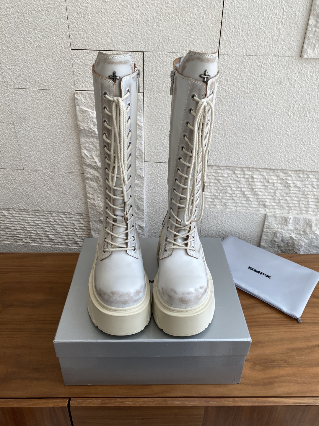 SMFK Mirage Machine Boots: Luxury Leather Shoes for Summer Adventure - 图片 2
