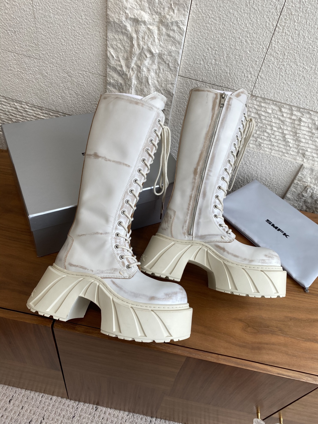 SMFK Mirage Machine Boots: Luxury Leather Shoes for Summer Adventure - 图片 3