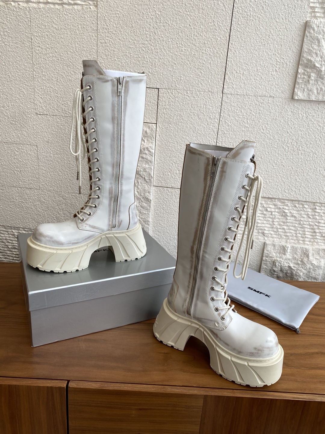 SMFK Mirage Machine Boots: Luxury Leather Shoes for Summer Adventure - 图片 1