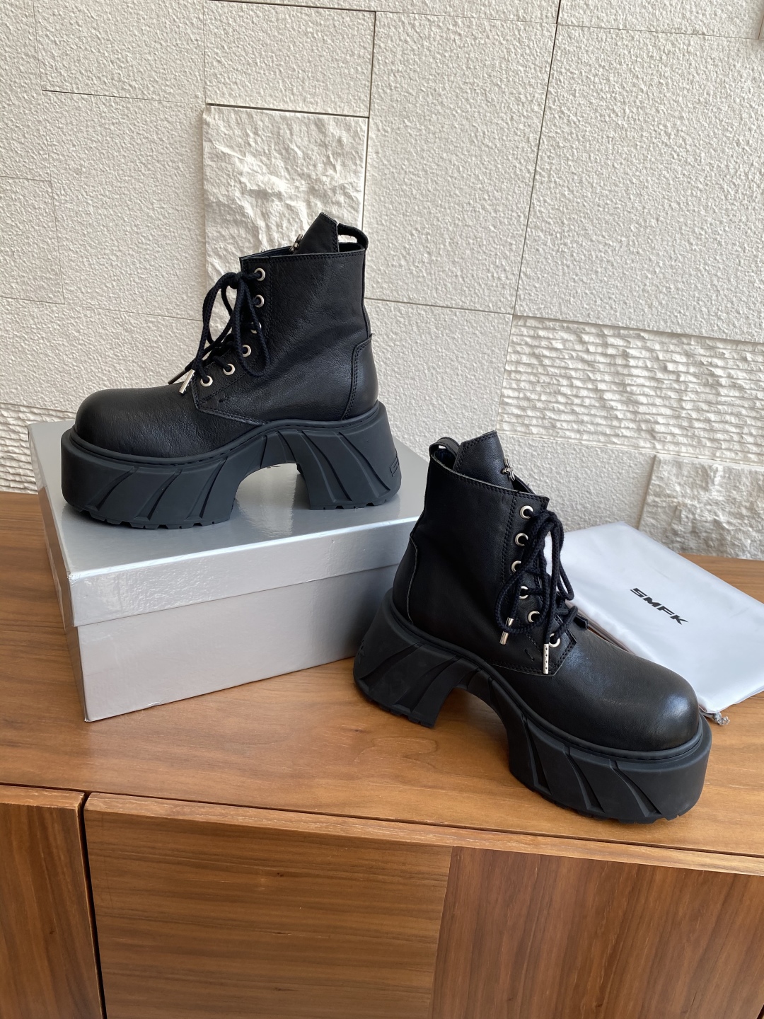 SMFK Mirage Machine Boots: Luxury Leather Shoes Inspired by GTT-Runner - 图片 4