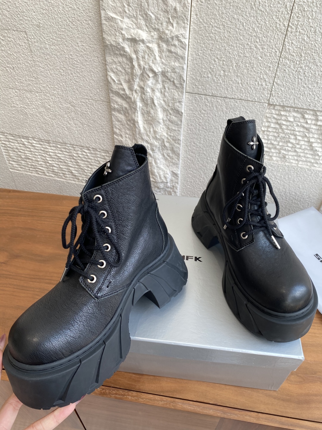 SMFK Mirage Machine Boots: Luxury Leather Shoes Inspired by GTT-Runner - 图片 6