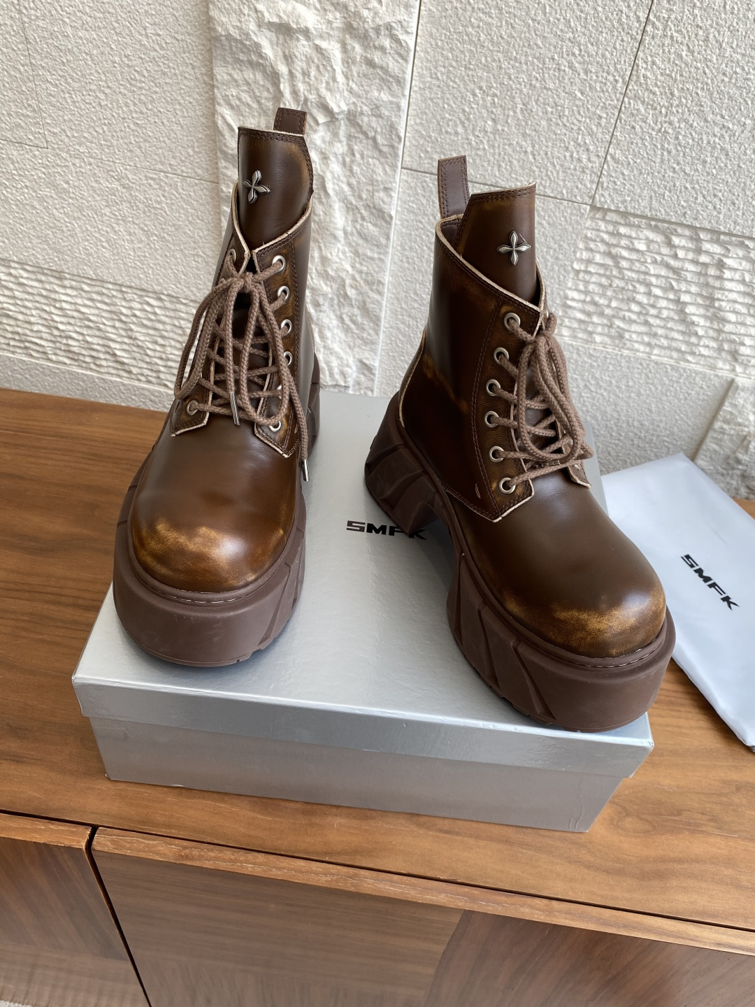 SMFK Mirage Machine Boots: Luxury Leather Shoes Inspired by GT Cars - 图片 5