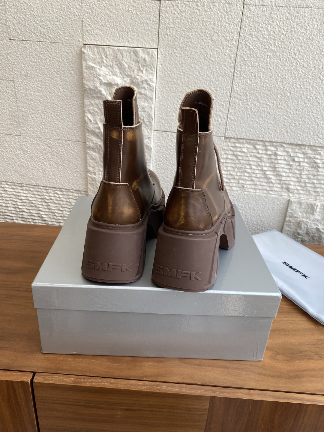 SMFK Mirage Machine Boots: Luxury Leather Shoes Inspired by GT Cars - 图片 8