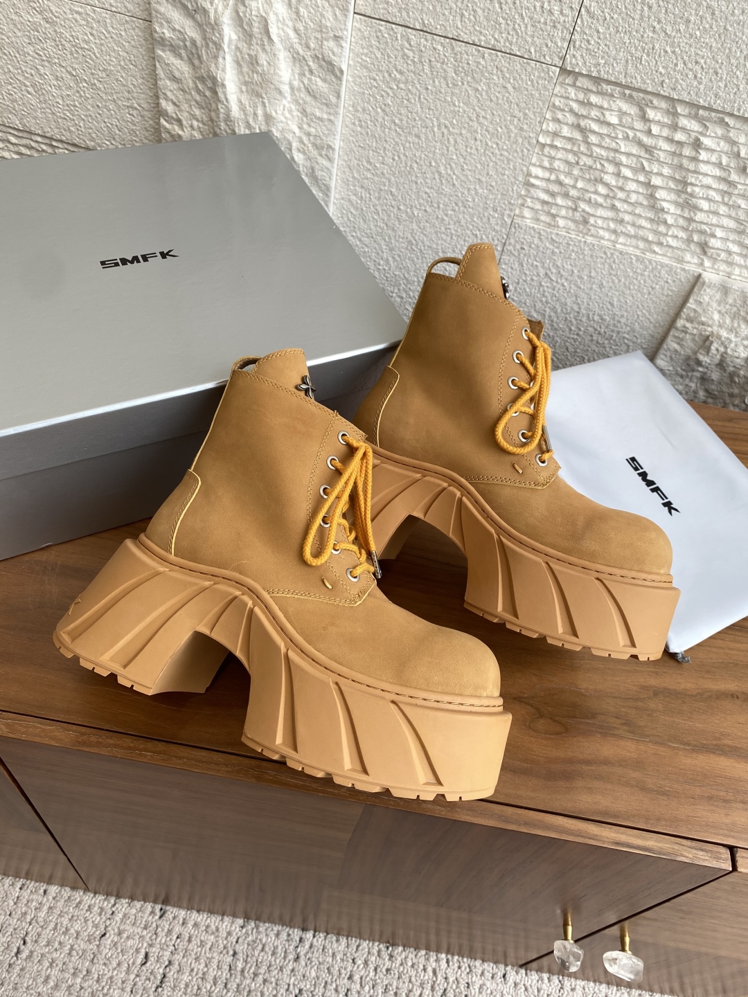 SMFK Mirage Machine Boots: GT-inspired luxury leather shoe boots for summer adventures. - 图片 4