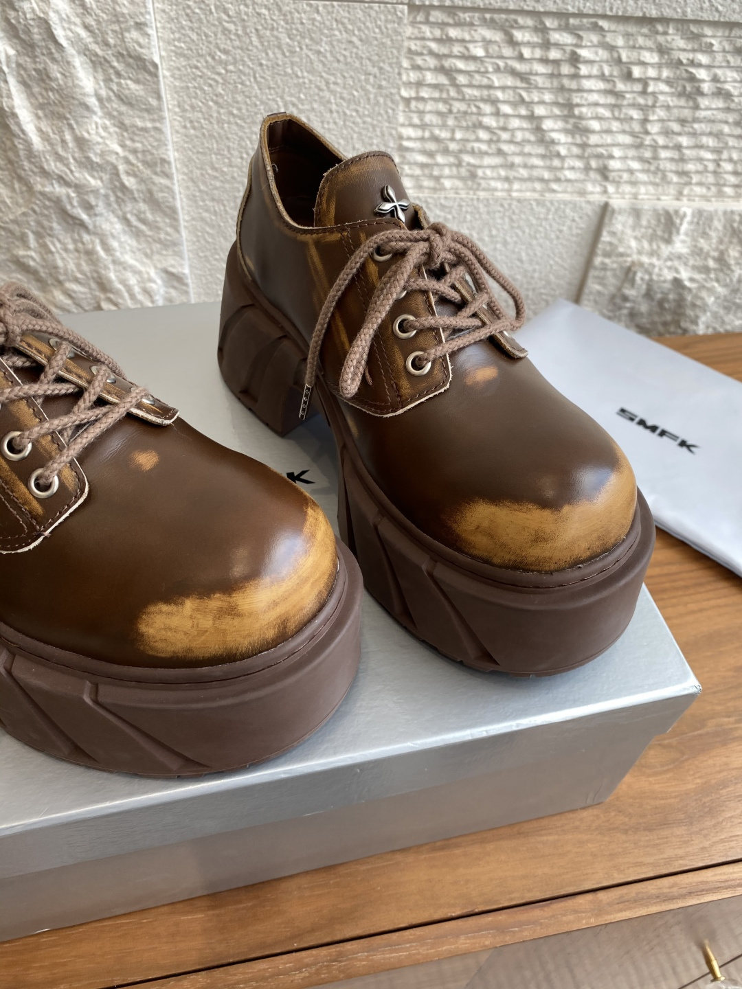 SMFK Mirage Machine Boots: Luxury Leather Shoes Inspired by GT Cars - 图片 9